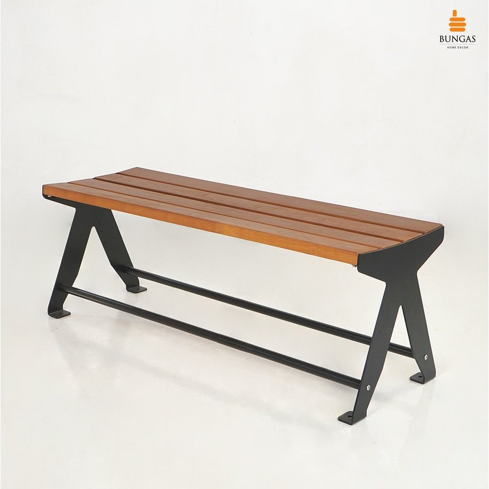 Aruna Bench Double Backless - Gambar 2