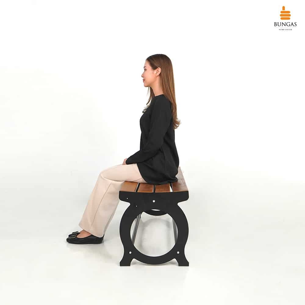 Mandala Bench Double Backless - Gambar 2