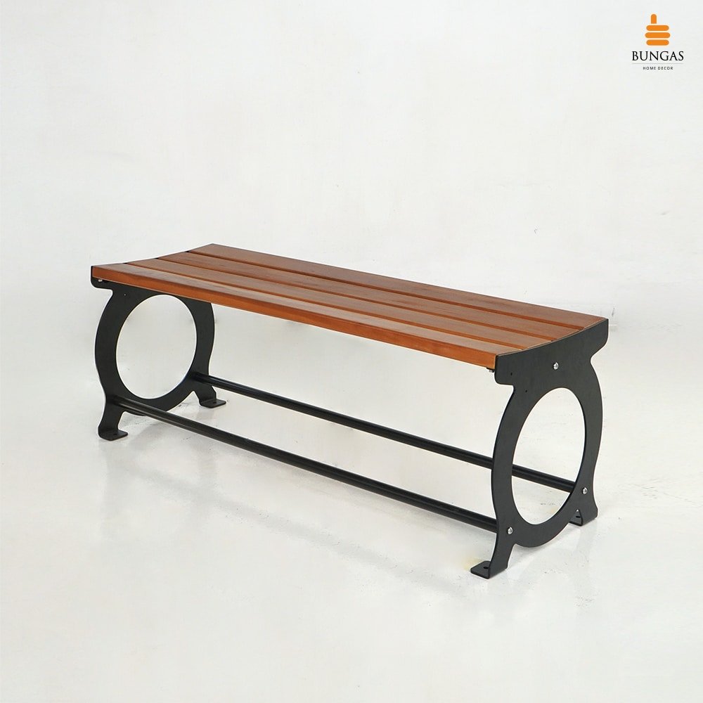 Mandala Bench Double Backless - Gambar 3