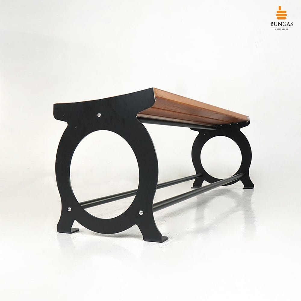Mandala Bench Double Backless - Gambar 4